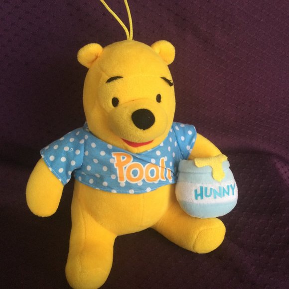 Hanging Winnie The Pooh Disney 8" Plush Hunny - Picture 3 of 5